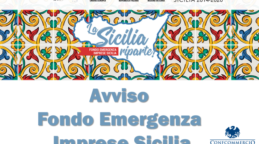 Avviso Fondo Emergenza Imprese Sicilia