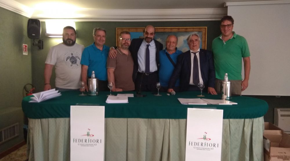 La delegazione ragusana con il presidente nazionale Rosario Alfino