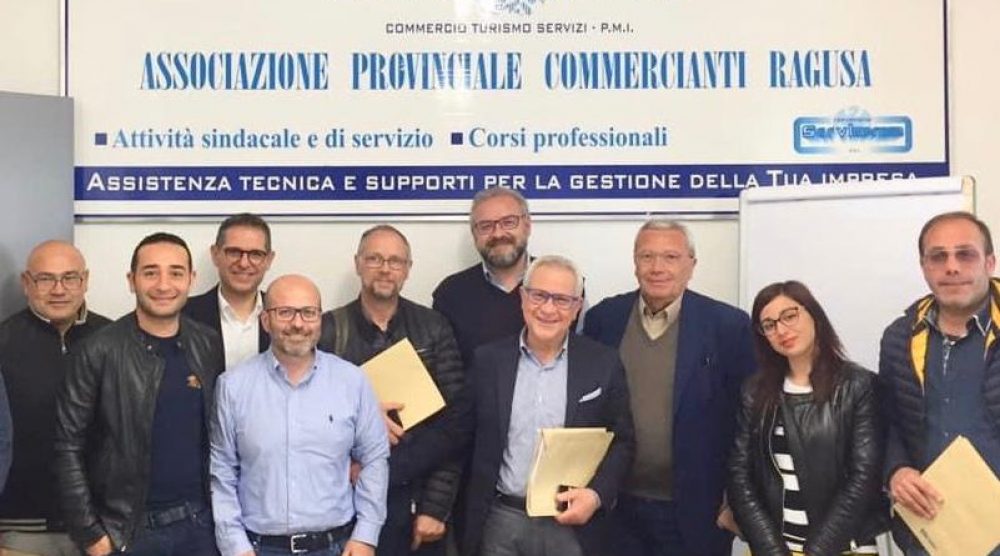 I vertici provinciali e sezionali di Confcommercio Ragusa-1